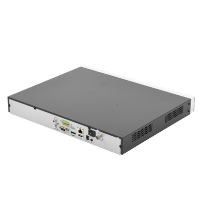 NVR 12 Megapixel (4K) / Reconocimiento Facial / 8 Canales IP / Base de Datos / Hasta 100,000 Fotografías / 2 Bahías de Disco Duro / Bases de Datos / HDMI en 4K