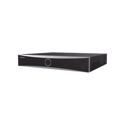 NVR 32 Megapixel (8K) / Reconocimiento Facial (Base de Datos) / 16 Canales IP / 4 Bahías de Disco Duro / 16 Puertos PoE+ / HDMI en 8K / ACUSENSE / Soporta POS / Deepin Mind