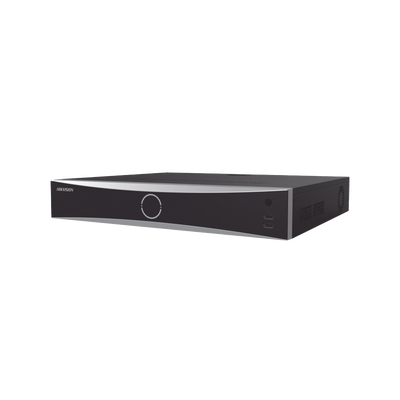 NVR 32 Megapixel (8K) / Reconocimiento Facial (Base de Datos) / 16 Canales IP / 4 Bahías de Disco Duro / HDMI en 8K / ACUSENSE / Soporta POS / Deepin Mind