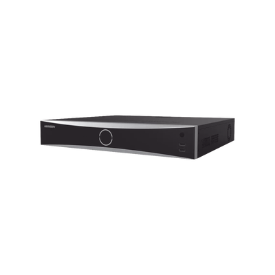 NVR 32 Megapixel (8K) / Reconocimiento Facial (Base de Datos) / 32 Canales IP / 4 Bahías de Disco Duro / 16 Puertos PoE+ / HDMI en 8K / ACUSENSE / Soporta POS / Deepin Mind