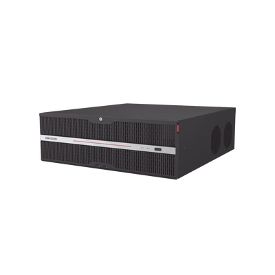 NVR 12 Megapixel (4K) / 64 Canales IP / 16 Bahías de Disco Duro / 2 Tarjetas de Red / Soporta RAID / HDMI en 4K / Soporta POS / Reconocimiento Facial / Bases de Datos / Hasta 100,000 Fotografías