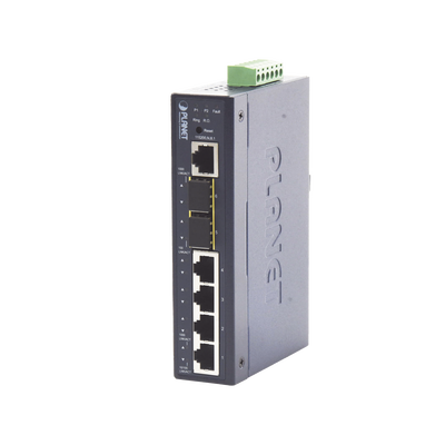 Switch Industrial Administrable Capa 2 con 4 Puertos 10/100/1000T y 2 Puertos SFP 1G/2.5G