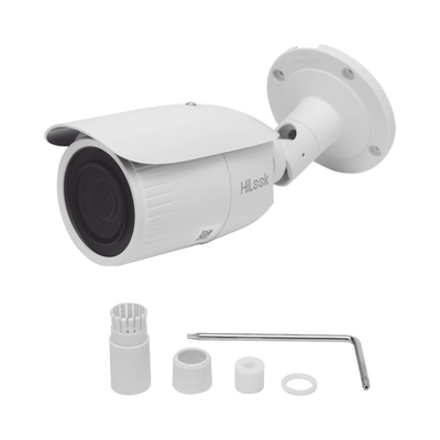 Bala IP 2 Megapixel / Lente Motorizado 2.8 - 12 mm / 50 mts IR EXIR / PoE / Exterior IP67 / dWDR / Micro SD / Ultra Baja Iluminación / Onvif