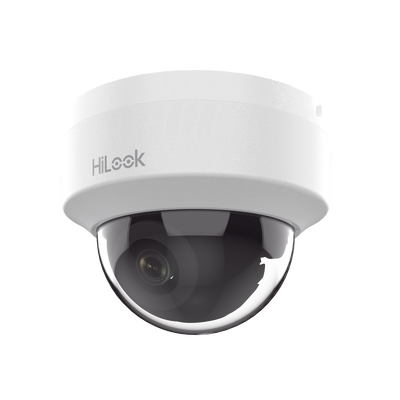 HiLook Series / Domo IP 4 Megapixel (1080p) / Lente 2.8 mm (Gran Angular) / 20 mts IR / Interior / PoE / dWDR / H.265+ / ONVIF