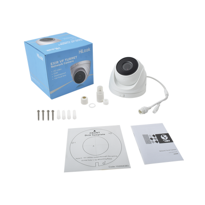 Turret IP 2 Megapixel / Lente Motorizado 2.8 - 12 mm / 30 mts IR EXIR / PoE / Exterior IP67 / dWDR / Micro SD / H.265+