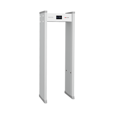 Arco Detector de Metales de 12 Zonas con Pantalla LCD de 7" / Conteo de Personas y Alarmas / Ajuste de Sensibilidad e Interferencias