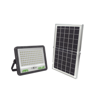 Reflector con Panel Solar 100 W /  Batería 3.2  V CD / T.C.C. 6 500 K / IP66.