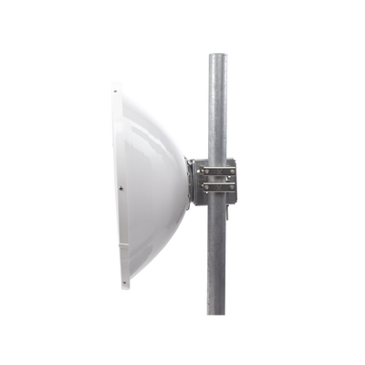 Antena Direccional de Alto Rendimiento/ Parábola profunda para mayor aislamiento al ruido / 29 dBi / 4.9 - 6.4 GHz / Conectores N-Hembra / Fácil Montaje y Soporte de acero inoxidable / Radomo Incluido