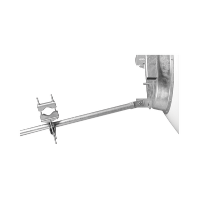 Antena direccional de Alto Rendimiento, 4 ft, Frecuencia de (4.9 a 6.1 GHz), Alto Aislamiento al Ruido, Ganancia de 35 dBi, Soporte de acero inoxidable, polaridad en 90 ° y 45 °, incluye montaje.