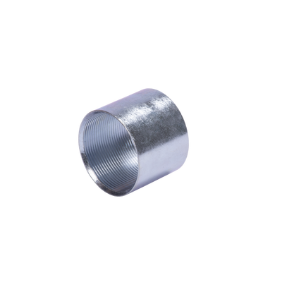 Cople 3/4" (19mm) con rosca galvanizado etiqueta amarilla