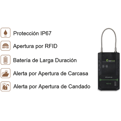 Candado Inteligente Con Rastreador GPS 3G