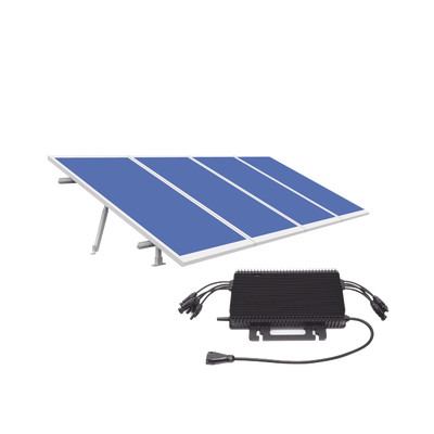 Kit Solar para Interconexión de 1.8KW de Potencia Pico 220Vca con Microinversor y 4 Módulos de 450 W (Incluye Montaje).