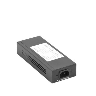 Inyector Super Hi-PoE / 56 Vcc / 30 Watts / Para Domos HIKVISION PTZ / IP (-AE / DE) / Soporta 802.3 af /at / Para Aplicaciones de CCTV