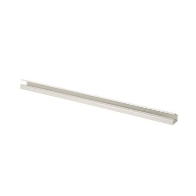 Canaleta LD10 de PVC rígido, con cinta adhesiva para instalación sin herramientas, de 38.4 x 24 x 1828.8 mm, Color Blanco Mate