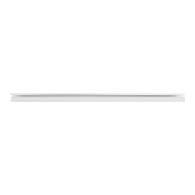 Canaleta LD10 de PVC rígido, con cinta adhesiva para instalación sin herramientas, de 38.4 x 24 x 1828.8 mm, Color Blanco