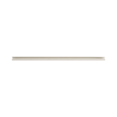 Canaleta LD5 de PVC rígido, con cinta adhesiva para instalación sin herramientas, 26 x 15 x 1828.8 mm, Color Blanco Mate