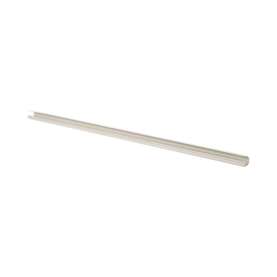 Canaleta LD5 de PVC rígido, con cinta adhesiva para instalación sin herramientas, 26 x 15 x 1828.8 mm, Color Blanco Mate