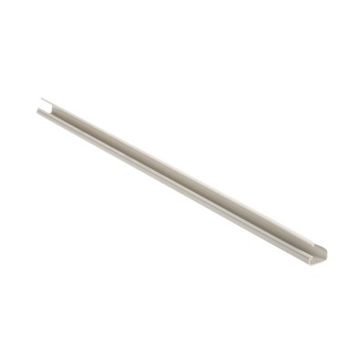 Canaleta LD5 de PVC rígido, con cinta adhesiva para instalación sin herramientas, 26 x 15 x 1828.8 mm, Color Blanco Mate