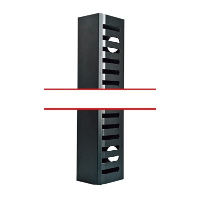 Organizador de cable Vertical de 21 Unidades Rack, Compatible con Racks de 2 Postes EIRL-5545, se requiere LPCV24URL