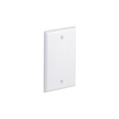 Placa de Pared Ciega Universal, Color Blanco