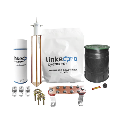 Kit de puesta a tierra LinkedPro, para protección de hasta 30 Amp.