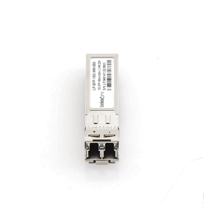 Transceptor Óptico SFP+ (Mini-Gbic) / Multimodo 850 nm / 10 Gbps / 10GBASE-SR / Conectores LC/UPC Dúplex / DDM / Hasta 550 m