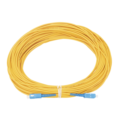 Jumper de Fibra Óptica Monomodo SC/UPC-SC/UPC Simplex de 30 metros,  3mm