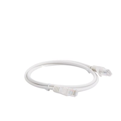 Cable de parcheo UTP Cat5e - 1 m - blanco