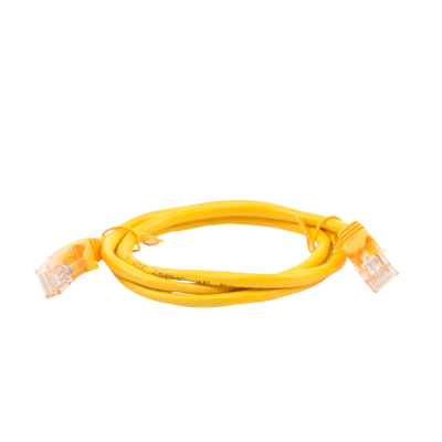 Cable de parcheo UTP Cat5e - 1 m - amarillo