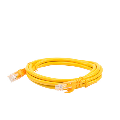 Cable de Parcheo UTP Cat5e - 2.0m. - Amarillo