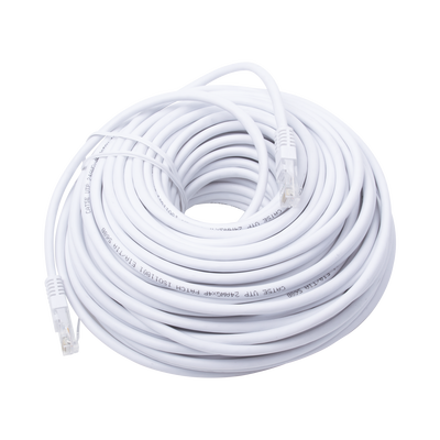 Cable de Parcheo UTP Cat5e - 30 metros - Blanco