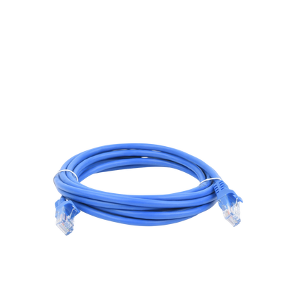 Cable de parcheo UTP Cat5e - 3 m - azul