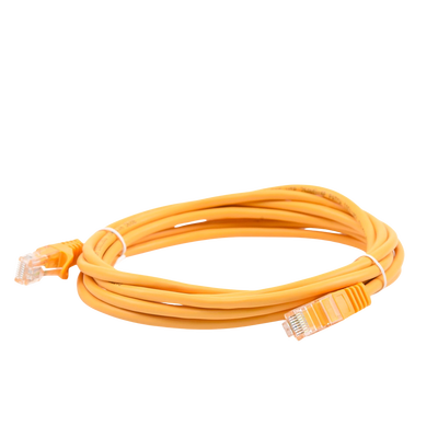 Cable de parcheo UTP Cat5e - 3.0m. - Amarillo