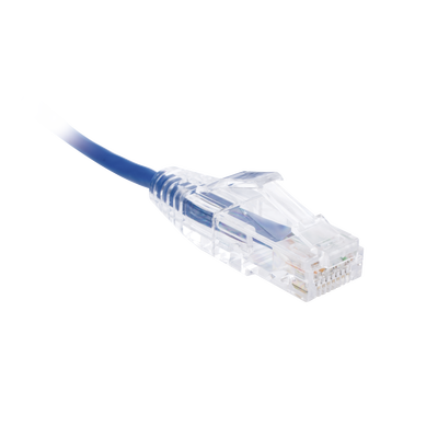 Cable de Parcheo Slim UTP Cat6 - 3 m Azul Diámetro Reducido (28 AWG)