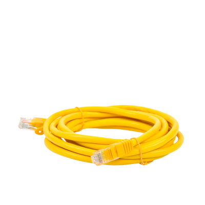 Cable de parcheo UTP Cat6 - 3.0m. - Amarillo