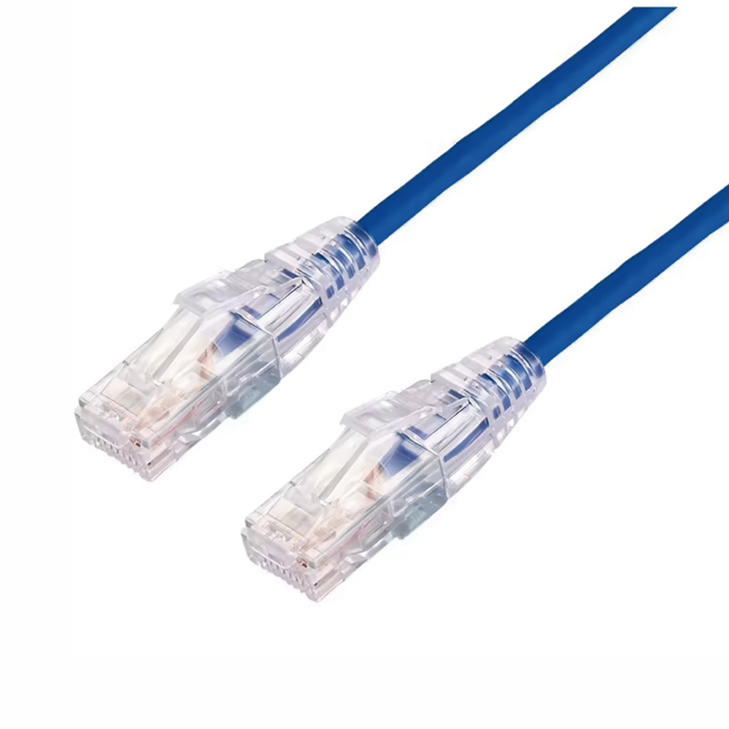 Cable de Parcheo Slim UTP Cat6A - 2 m Azul, DiÃ¡metro Reducido (28 AWG)