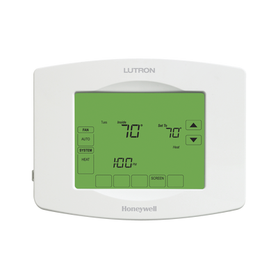 Termostato Touchpro inalambrico, para el control de clima, se integra a soluciones LUTRON RadioRa2/RA2 Select.