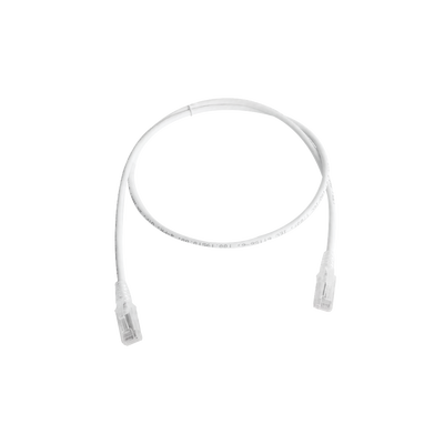 Patch Cord MC5 Modular Cat5e UTP, CM/LS0H, 3ft, Color Blanco, Versión Bulk (Sin Empaque Individual)