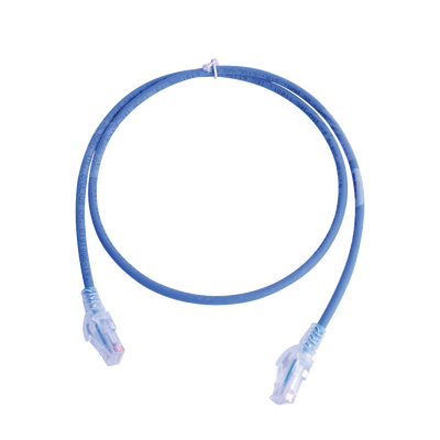 Patch Cord MC5 Modular Cat5e UTP, CM/LS0H, 3ft, Color Azul, Versión Bulk (Sin Empaque Individual)