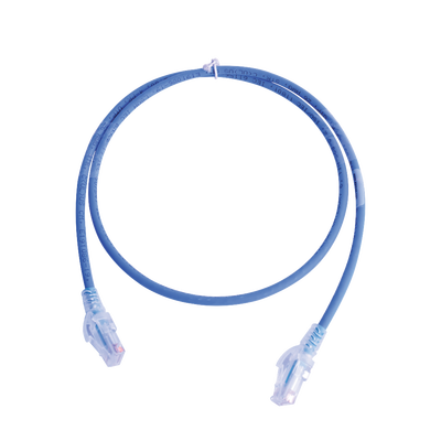 Patch Cord MC5 Modular Cat5e UTP, CM/LS0H, 7ft, Color Azul, Versión Bulk (Sin Empaque Individual)