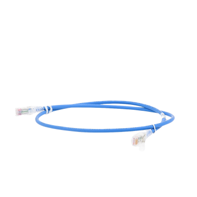 Patch Cord MC6 Modular Cat5e UTP, CM/LS0H, 10ft, Color Azul, Versión Bulk (Sin Empaque Individual)