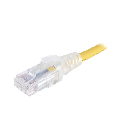 Patch Cord MC6 Modular Cat6 UTP, CM/LS0H, 1ft, Color Amarillo