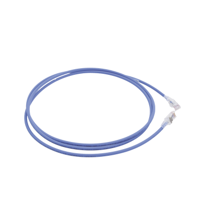 Patch Cord MC6 Modular Cat6 UTP, CM/LS0H, 7ft, Color Azul