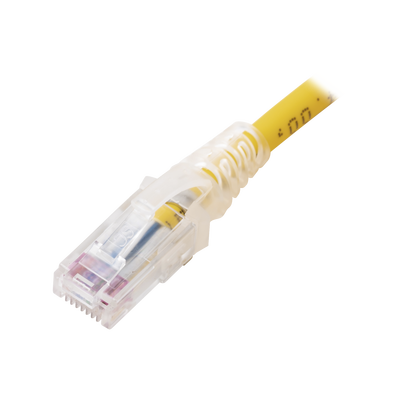 Patch Cord MC6 Modular Cat6 UTP, CM/LS0H, 10ft, Color Amarillo