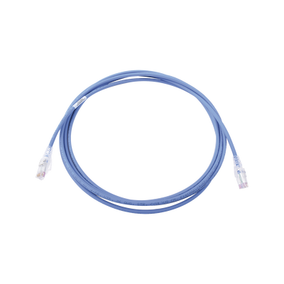 Patch Cord MC6 Modular Cat6 UTP, CM/LS0H, 10ft, Color Azul, Versión Bulk (Sin Empaque Individual)