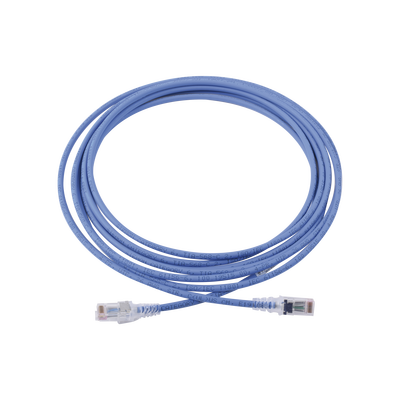 Patch Cord MC6 Modular Cat6 UTP, CM/LS0H, 15ft, Color Azul