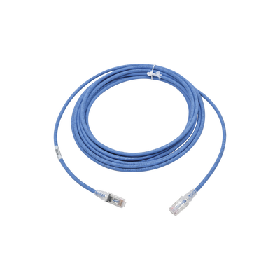 Patch Cord MC6 Modular Cat6 UTP, CM/LS0H, 20ft, Color Azul, Versión Bulk (Sin Empaque Individual)