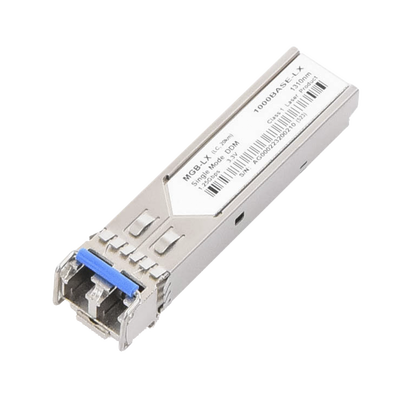 Paquete de 10 Piezas del Modelo (MGB-LX v2) del Transceptor mini-GBIC SFP 1G LC Duplex Para Fibra Monomodo de 20 Km