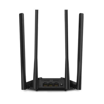 Router inalámbrico AC1200 / 2 Puertos LAN 10/100/1000 / 1 Puerto WAN 10/100/1000 /  Tecnología MU-MIMO y Beamforming /   4 Antenas de 5 dBi