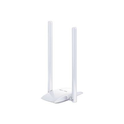 Adaptador Inalámbrico N / Alta Ganancia de 300 Mbps 2.4 GHz / 2 antenas externas de 5 dBi